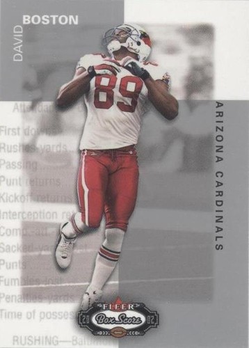 2002 Fleer Box Score David Boston #16
