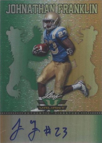 2013 Leaf Valiant Johnathan Franklin #BA-JF2