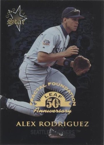 1998 Leaf Fractal Foundation - Alex Rodriguez #165