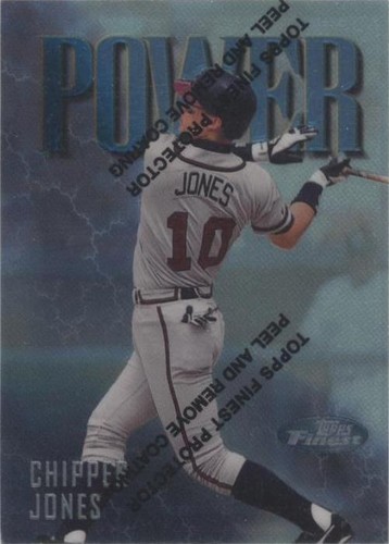 1997 Topps Finest - Chipper Jones #108