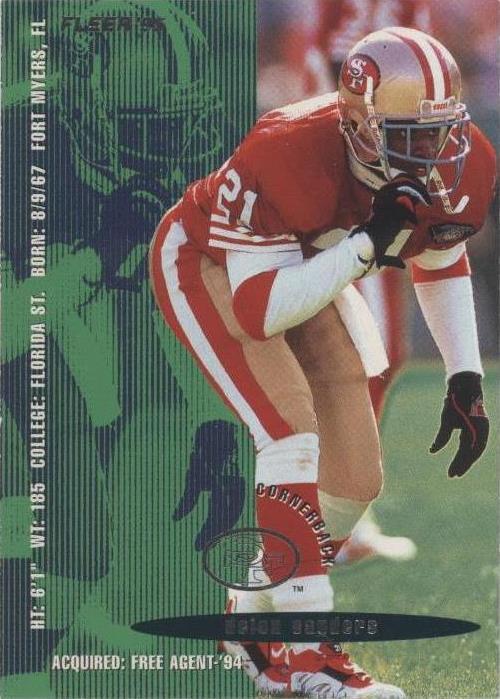 Fleer Deion Sanders 1995 #349