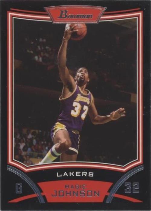 2008-09 Bowman Draft Picks & Stars - Magic Johnson #104