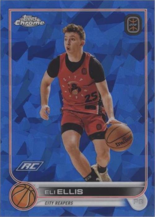 2022-23 Topps Chrome OTE Overtime Elite Sapphire Edition - Eli Ellis #56