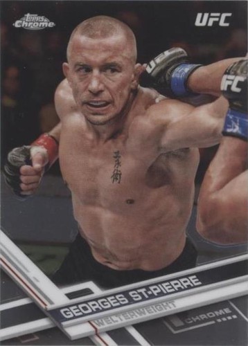 2017 Topps Chrome UFC - Georges St-Pierre #96