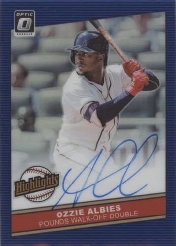 2020 Panini Donruss Optic - Ozzie Albies #HS-OZ