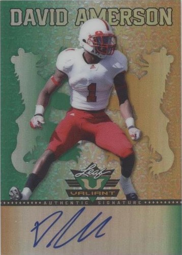 2013 Leaf Valiant David Amerson #BA-DA1