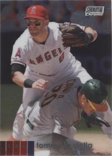 2020 Topps Stadium Club Chrome - Tommy La Stella #90