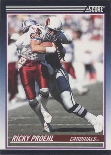 1990 Score Ricky Proehl #75T