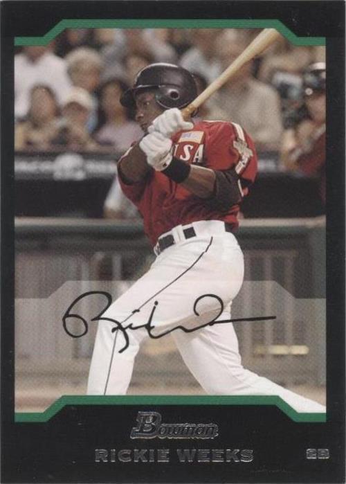 Bowman Draft Picks & Prospects 2004 - Rickie Weeks #BDP138