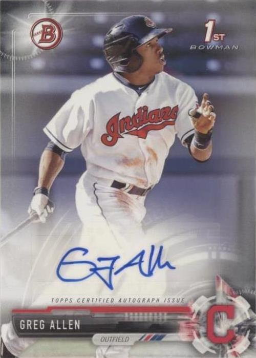 2017 Bowman - Greg Allen #PA-GA