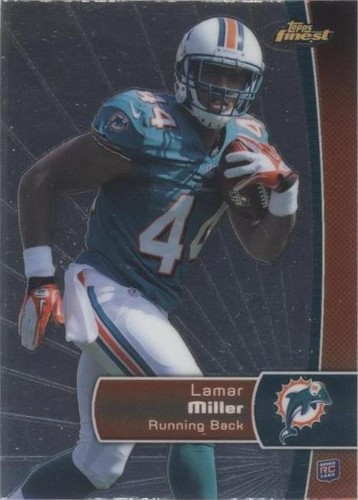 2012 Topps Finest Lamar Miller #107
