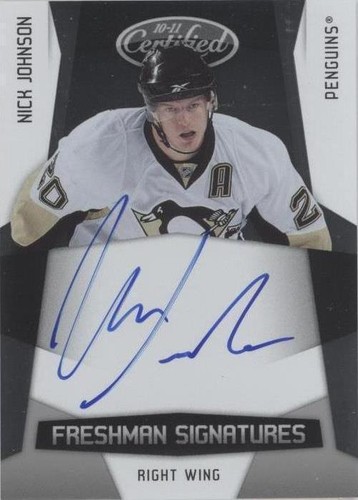 Nick Johnson 10-11 Panini Certified Freshman Signatures Rookie