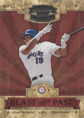 2004 Donruss Throwback Threads - Juan González #BP-16