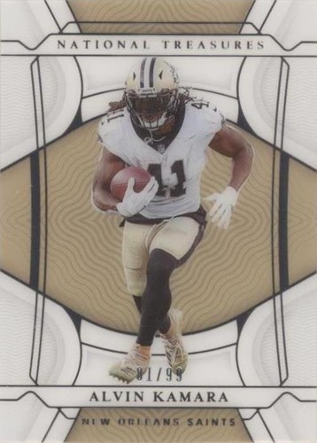 2021 Panini National Treasures Alvin Kamara #53