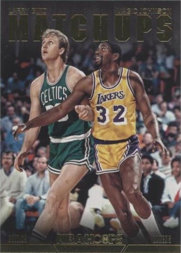 2014-15 NBA Hoops - Larry Bird/Magic Johnson #19