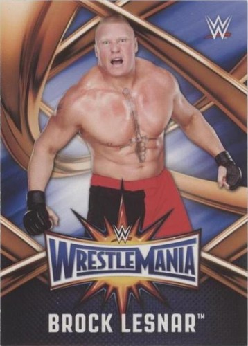 2017 Topps WWE Road to Wrestlemania - Brock Lesnar #WMR-12