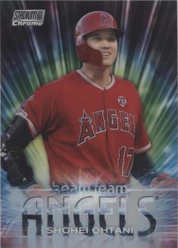 2022 Topps Stadium Club Chrome Shohei Ohtani Beam Team Wave