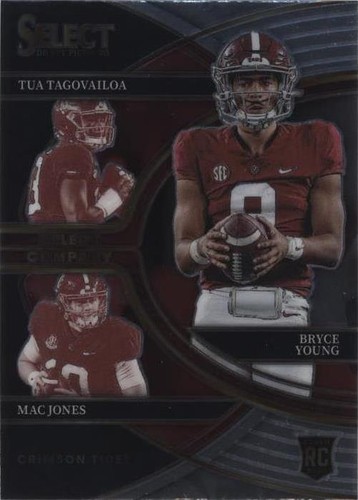 2023 Panini Select Draft Picks Bryce Young Mac Jones Tua Tagovailoa #SC-AL