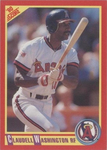 1990 Score - Claudell Washington #298