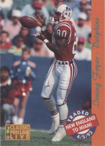 1993 Classic Pro Line Live Irving Fryar #149