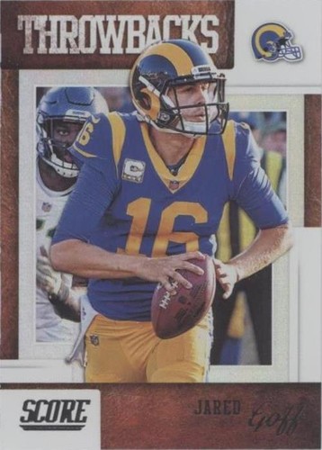 2019 Score Jared Goff #T-8