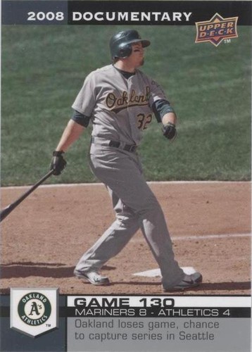2008 Upper Deck Documentary - Jack Cust #3870