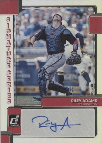 2022 Panini Donruss - Riley Adams #SS-RA