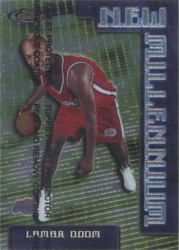 1999-00 Topps Finest - Lamar Odom #NM8