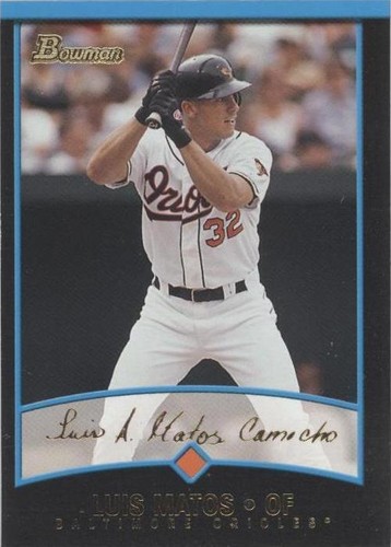 2001 Bowman - Luis Matos #189