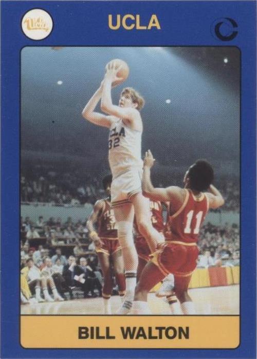 Juego de 150 cartas de ex alumnos de UCLA Bruins 1990-91 Collegiate Collection - Bill Walton #3
