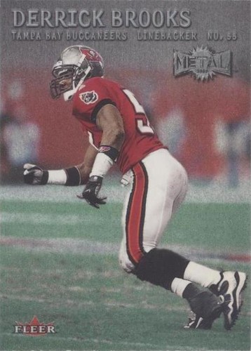 2000 Fleer Metal Derrick Brooks #160