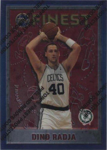 1995-96 Topps Finest - Dino Radja #65