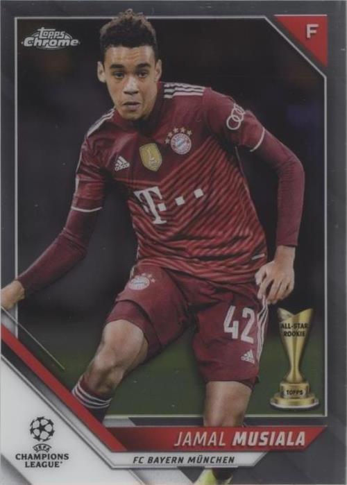 2021-22 Topps Chrome UCL Jamal Musiala #69