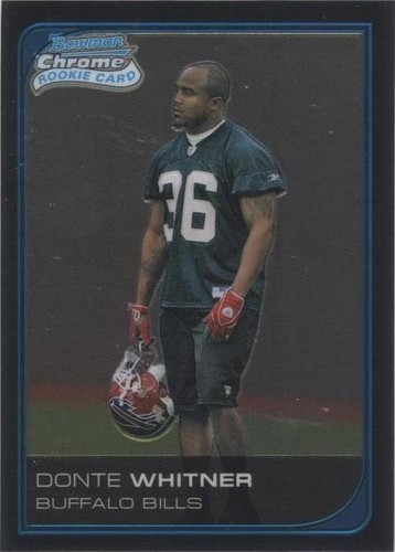2006 Bowman Chrome Donte Whitner #66