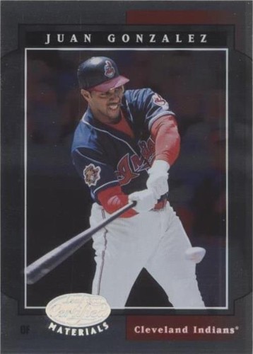 2001 Leaf Certified Materials - Juan González #37