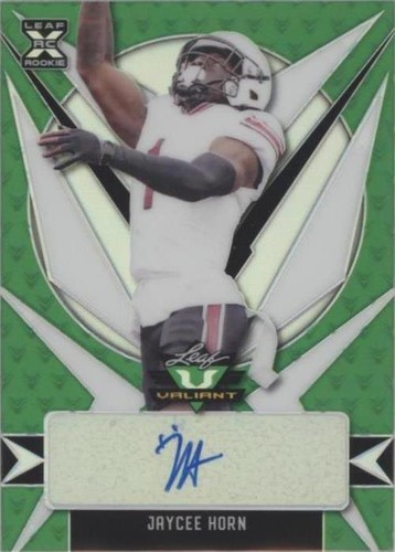 2021 Leaf Valiant Jaycee Horn #BA-JH3