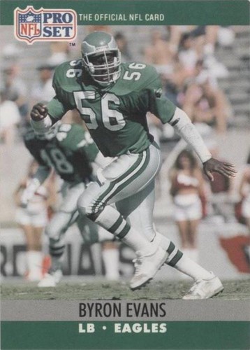 1990 Pro Set Byron Evans #605