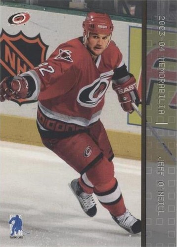 2003-04 In the Game Be A Player Memorabilia - Jeff O'Neill #38