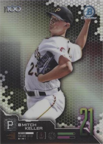 Mitch Keller /99 AUTO 2019 GREEN REFRACTOR Rookie RC & 2014 1st 