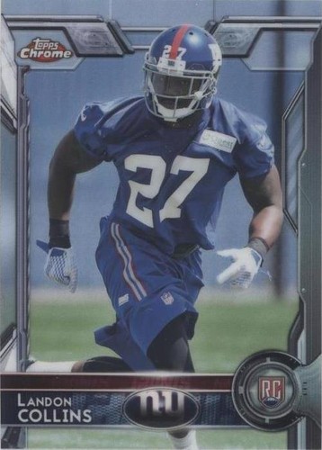 2015 Topps Chrome Landon Collins #118