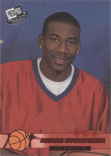 2002 Press Pass - Amar'e Stoudemire #T26