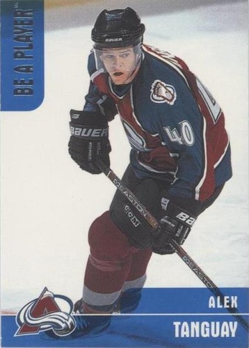 1999-00 In the Game Be A Player Memorabilia - Alex Tanguay #79