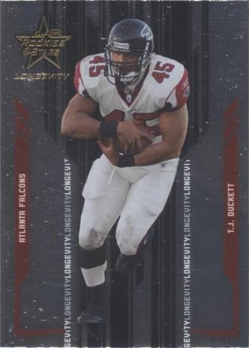 2005 Leaf Rookies & Stars Longevity T.J. Duckett #5