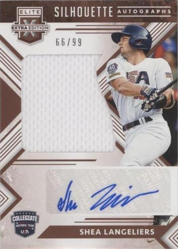 2018 Panini Elite Extra Edition - Shea Langeliers #UCSA-SL