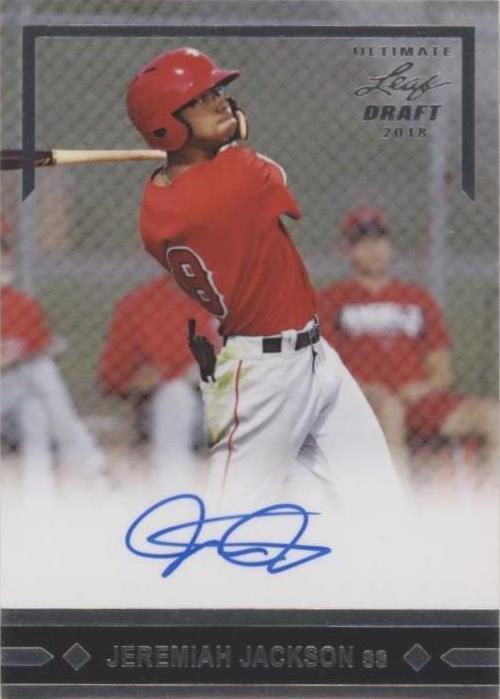 2018 Leaf Ultimate Draft - Jeremiah Jackson #GLR-JJ1