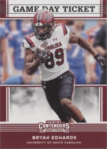 2020 Panini Contenders Draft Picks Bryan Edwards #27