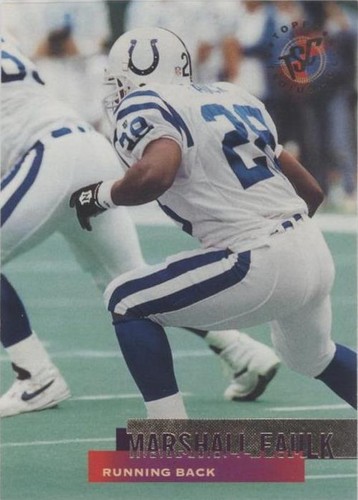 1995 Topps Stadium Club Marshall Faulk #388