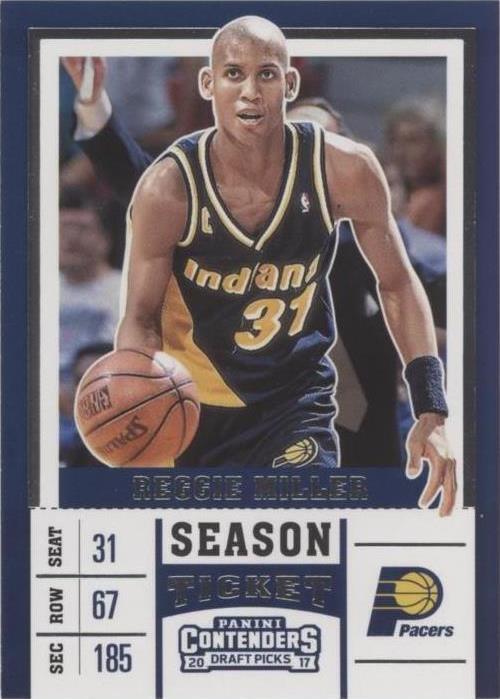 Selecciones del draft Panini Contenders 2017-18 - Reggie Miller #41