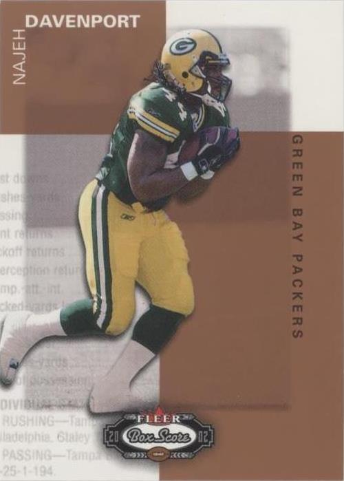 2002 Fleer Box Score Najeh Davenport #167
