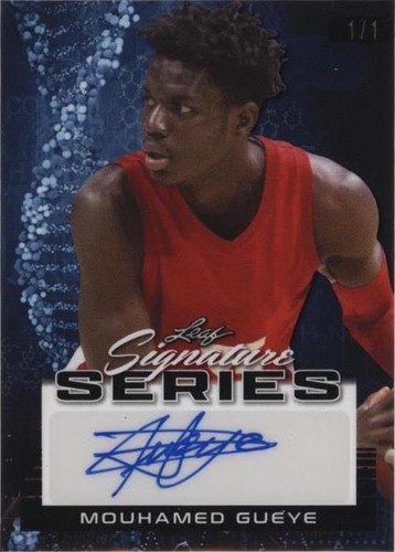 2022-23 Leaf Signature Series - Mouhamed Gueye #BA-MG2